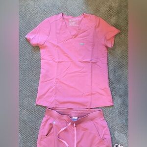 Figs Limited Edition Breast Cancer Awareness Scrub Set